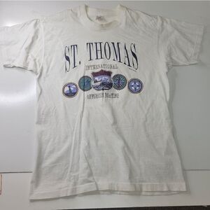 VTG STANLEY MICHAELS FOTL St Thomas Offshore Boating NAUTICAL VINTAGE TSHIRT XL